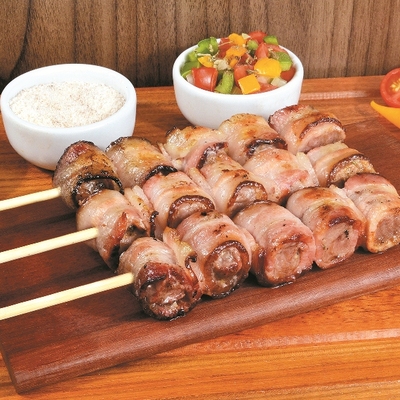Spiedino Medalhão (Bacon e Pollo)